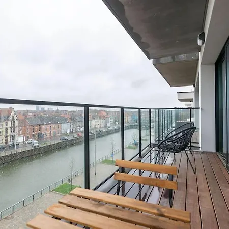 Apartment Casa Matti Modern With Canal View And Terrace Ghent